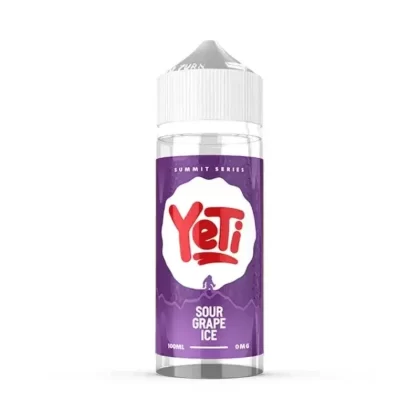 Yeti 100ml Short fill Summit Series – Sour Grape Ice