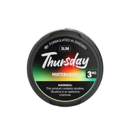 Thursday Nicotine Pouches Slim – Wintergreen