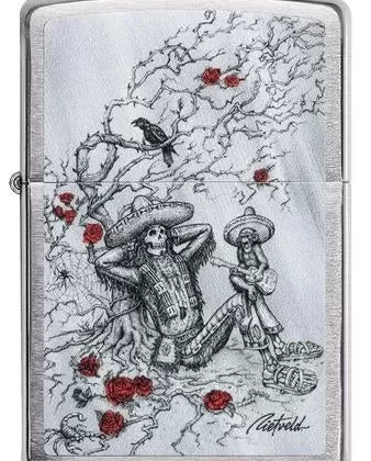 Zippo Lighter – Rick Rietveld Skeleton