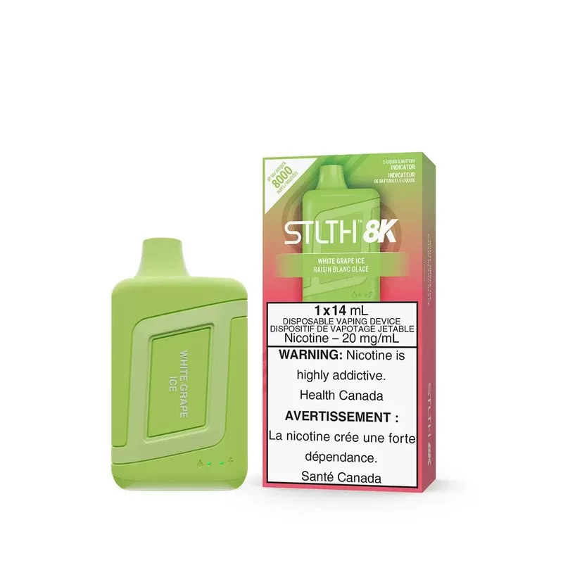 STLTH 8K White Grape Ice Disposable Vape
