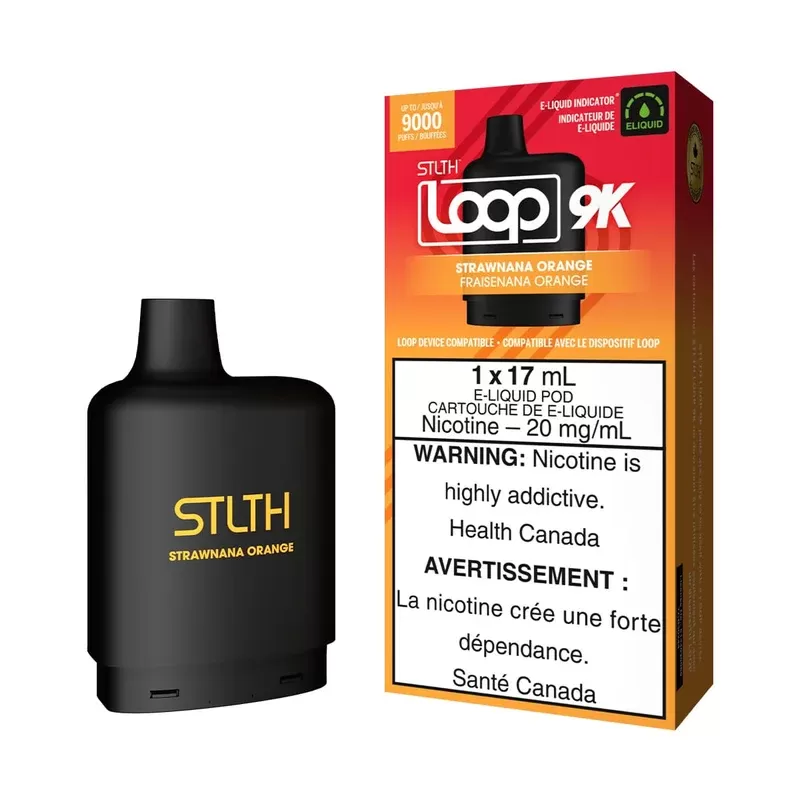 STLTH Loop 2 Strawnana Orange Disposable Vape Pod