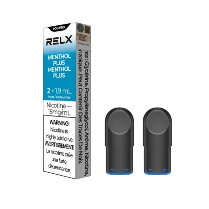 Relx Pods Pro – Menthols Plus(Mint) (2 Packs)