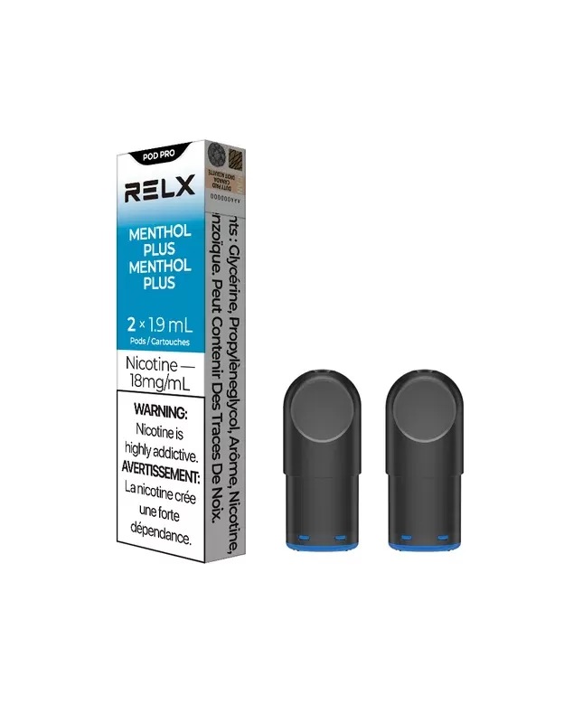 Relx Pods Pro – Menthols Plus(Mint) (2 Packs)